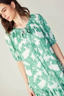 Current Air Abstract Motif Mini Dress DEEPMINT Clearance