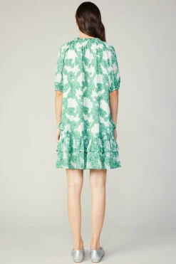 Current Air Abstract Motif Mini Dress DEEPMINT Clearance