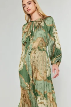 Current Air Adelaide Midi Dress OLIVEMLT New