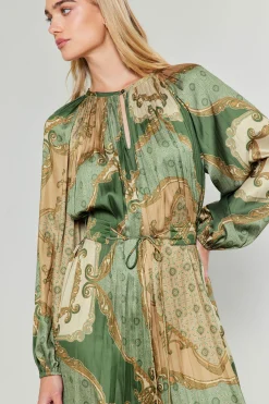 Current Air Adelaide Midi Dress OLIVEMLT New