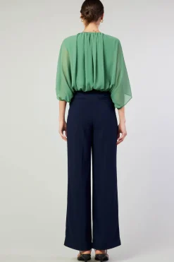 Current Air Alessia Dolman Sleeved Blouse LEAFGREEN Hot