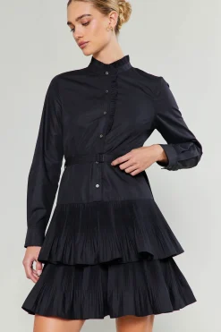 Current Air Anberlin Mini Dress BLACK Fashion