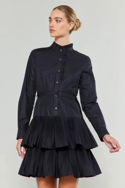Current Air Anberlin Mini Dress BLACK Fashion