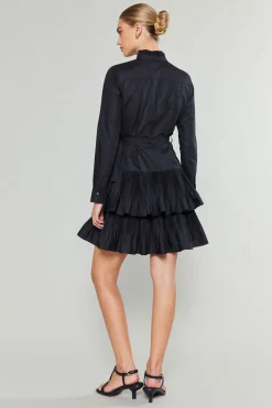 Current Air Anberlin Mini Dress BLACK Fashion