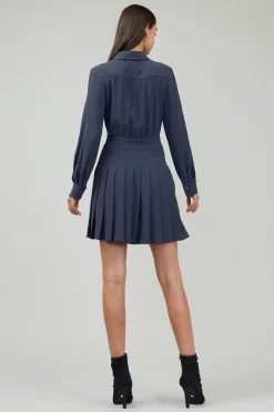 Current Air Arielle Mini Dress NAVY Discount