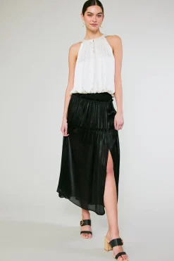 Current Air Bubble Hem Blouse CREAM Online