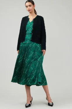 Current Air Button Up Tweed Cardigan BLACK Best
