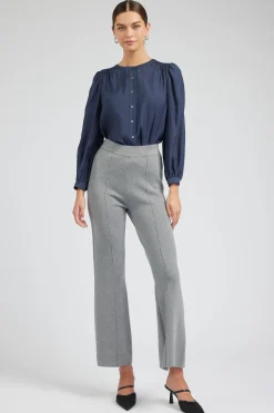 Current Air Buttoned Blouse SLATENAVY Sale