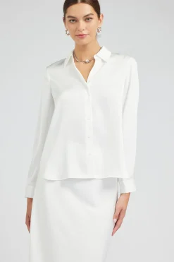 Current Air Buttonup Collared Shirt OFFWHITE Sale