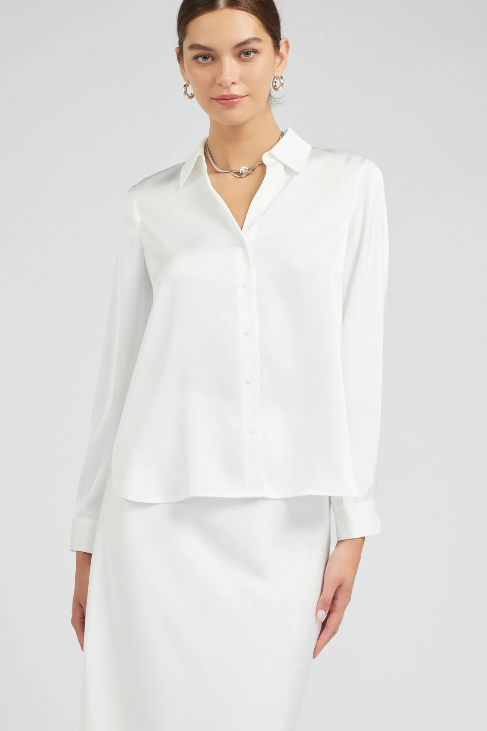 Current Air Buttonup Collared Shirt OFFWHITE Sale
