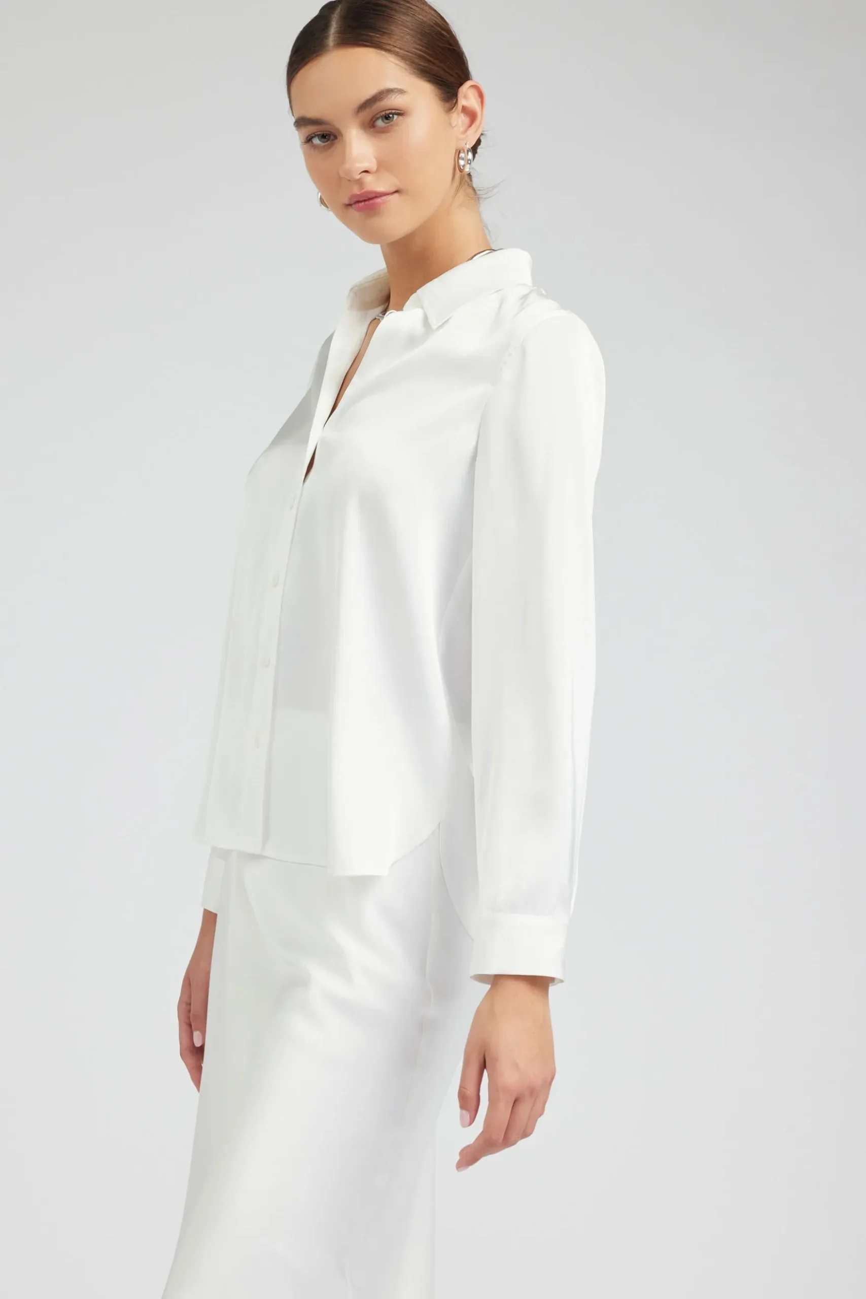 Current Air Buttonup Collared Shirt OFFWHITE Sale
