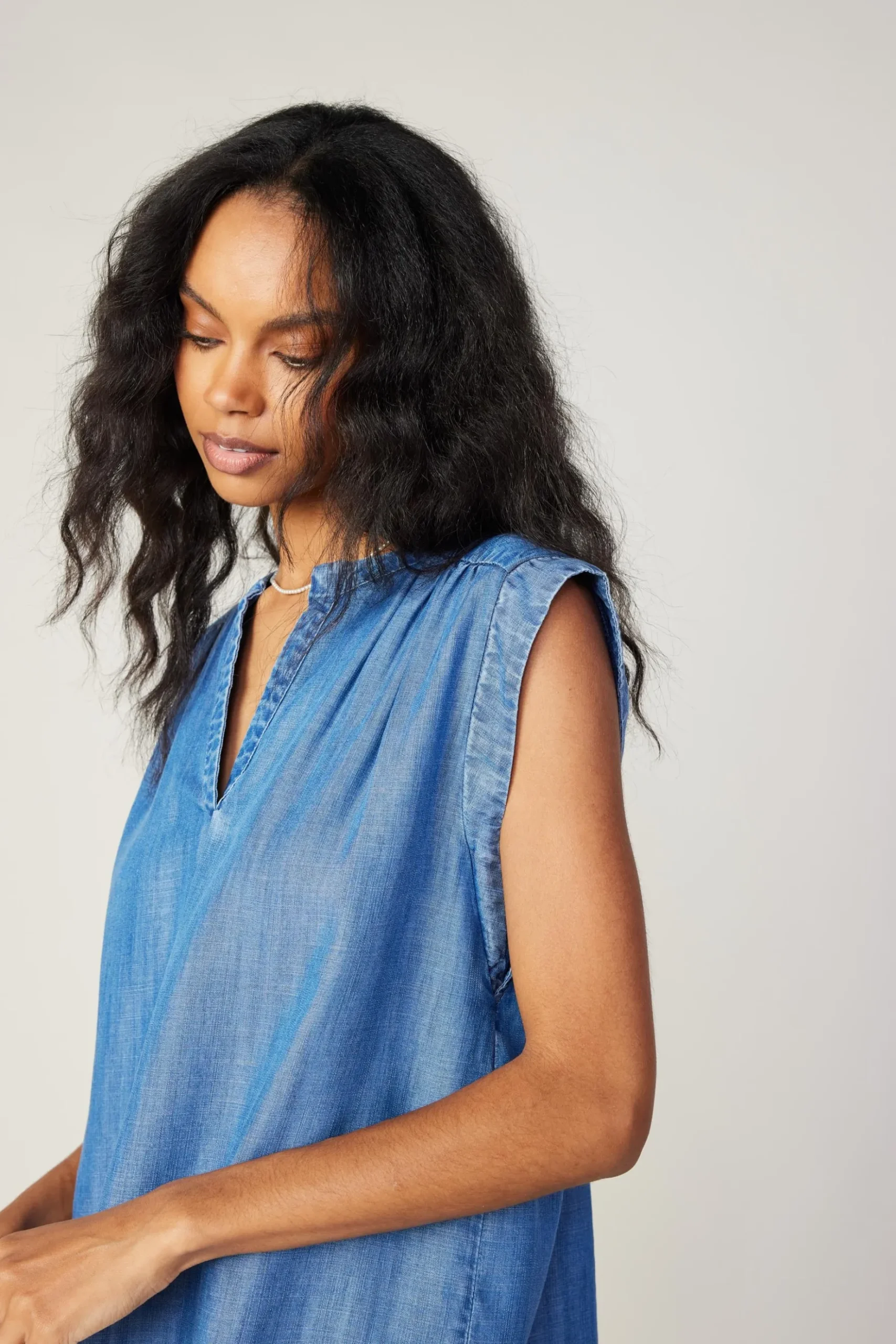 Current Air Tank Top CHAMBRAY Clearance