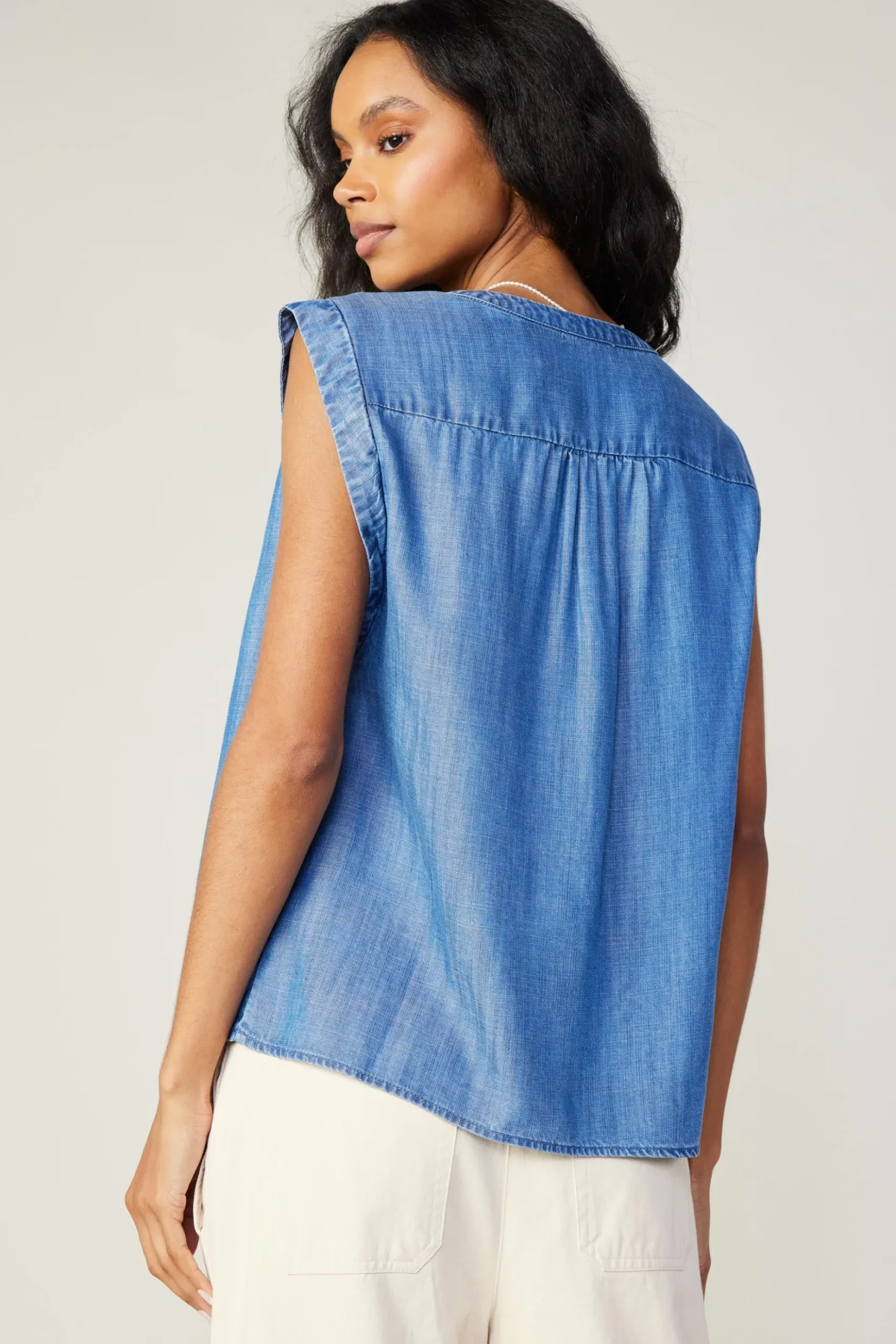 Current Air Tank Top CHAMBRAY Clearance