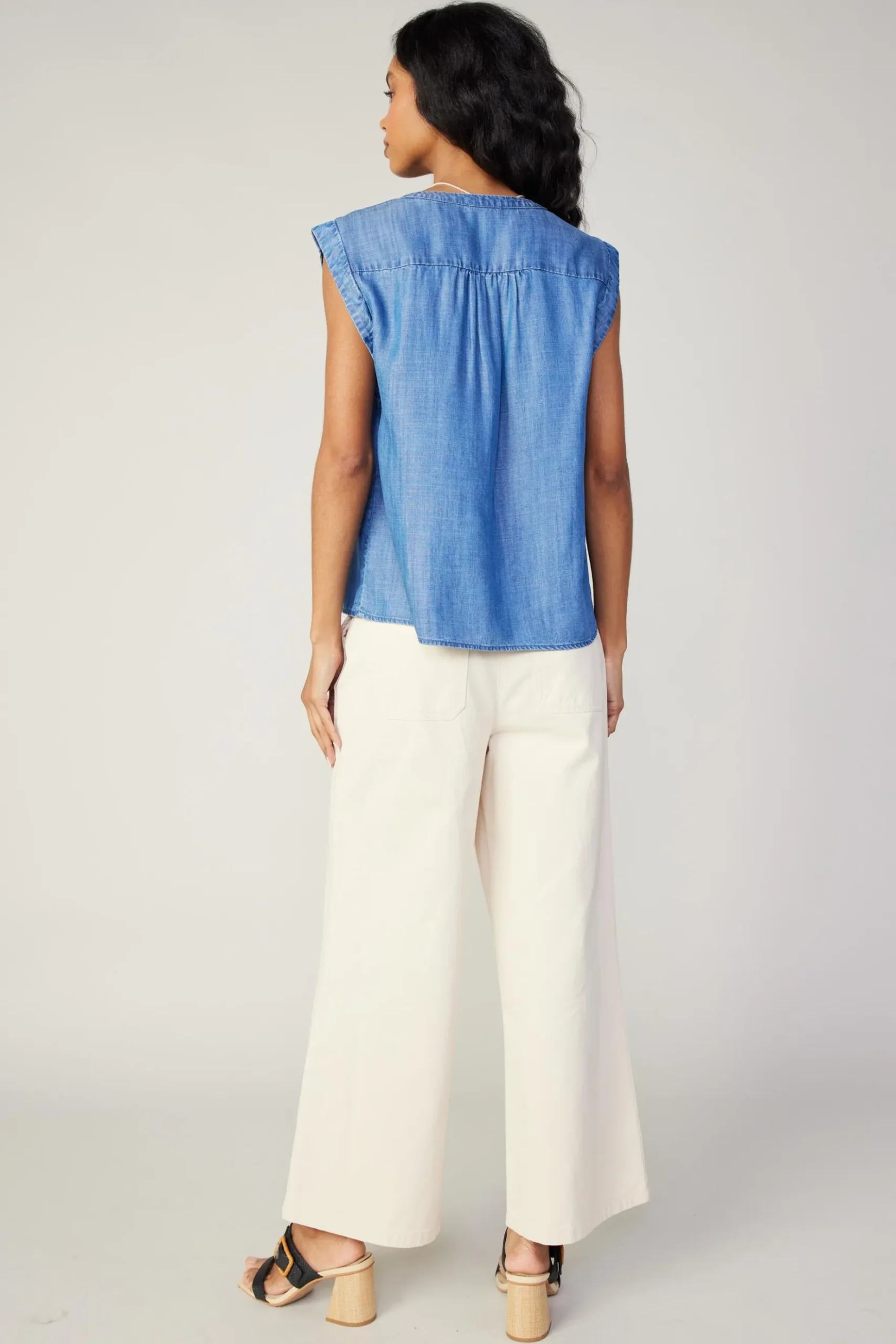 Current Air Tank Top CHAMBRAY Clearance