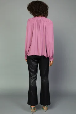 Current Air Charlotte Pleated Blouse CHATEAUROSE Online