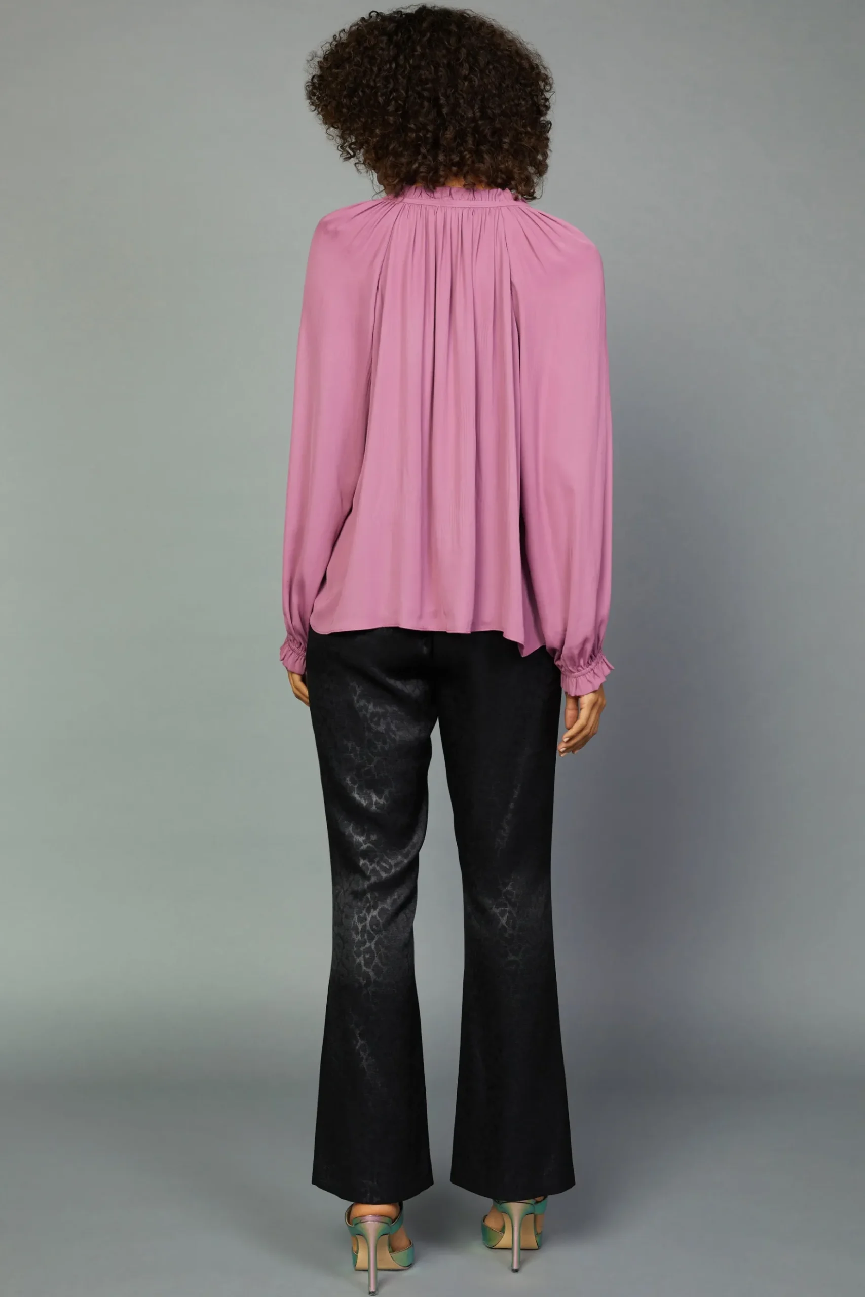 Current Air Charlotte Pleated Blouse CHATEAUROSE Online