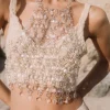 Current Air Beaded Cami CLEAR New