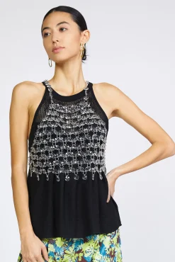Current Air Beaded Cami CLEAR New