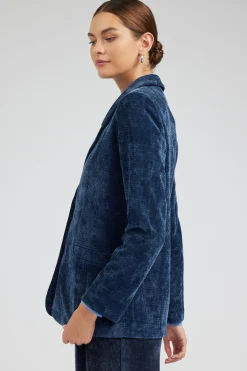 Current Air Corduroy Blazer DARKBLUE Best