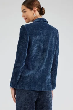 Current Air Corduroy Blazer DARKBLUE Best