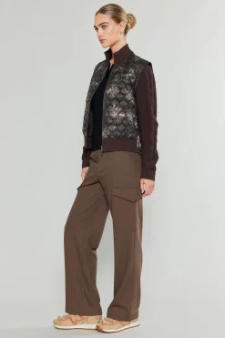 Current Air Floral Patterned Sweater Jacket DARKFLORAL Best