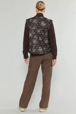 Current Air Floral Patterned Sweater Jacket DARKFLORAL Best