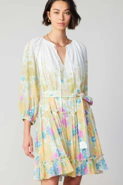 Current Air Gradient Floral Motif Mini Dress MULTI Online