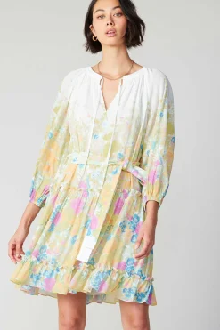 Current Air Gradient Floral Motif Mini Dress MULTI Online