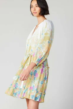 Current Air Gradient Floral Motif Mini Dress MULTI Online