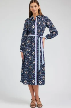Current Air Kaleidoscope Motif Maxi Dress NAVYMLT Best