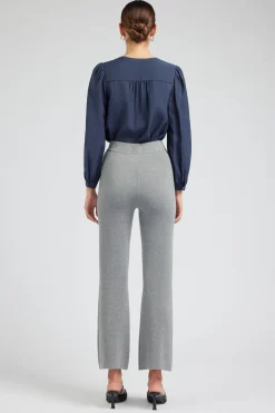 Current Air Knit High Waist Pants HEATHERGREY Sale