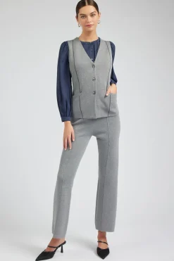 Current Air Knit Vest HEATHERGREY Online