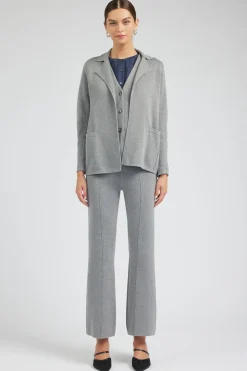 Current Air Knitted Blazer HEATHERGREY Sale