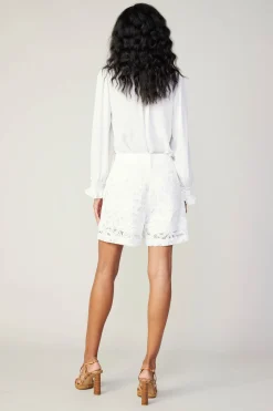 Current Air Lace Shorts WHITE Clearance
