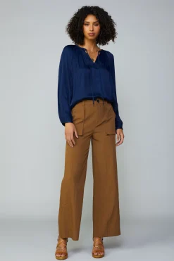Current Air Long sleeve blouse womens NAVY Hot