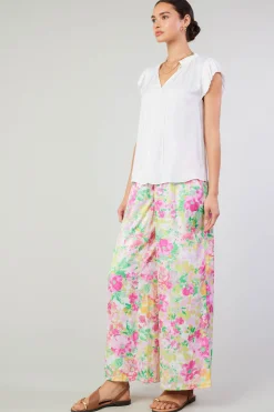 Current Air Margot Pleated Sleeve Blouse OFFWHITE Outlet