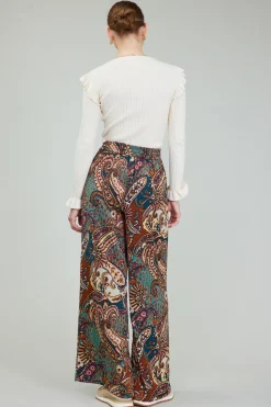 Current Air Mixed Print Pants BROWNMLT Online
