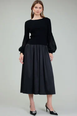 Current Air Nava Sweater Dress Set BLACK Sale