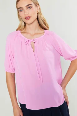 Current Air Neck Tie Detailed Blouse ORCHID New