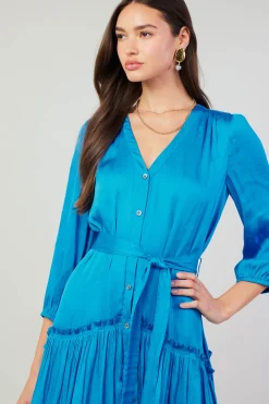 Current Air Nova Mini Dress BLUE New