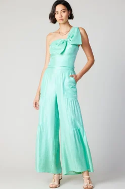 Current Air Pastel Bowtie Top MINT Fashion