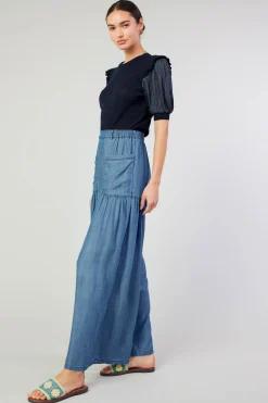 Current Air Patch Pocket Pant CHAMBRAY Clearance