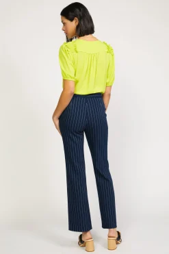 Current Air Pinstriped Bootcut Pant NAVYSTRIPE Sale