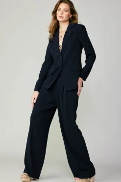 Current Air Pintucked Trousers NAVY Hot