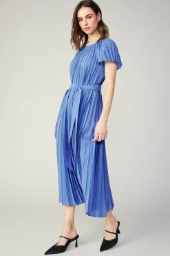 Current Air Pleated Midi Dress ROYALBLUE Online