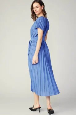 Current Air Pleated Midi Dress ROYALBLUE Online