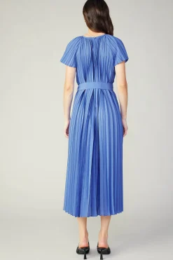 Current Air Pleated Midi Dress ROYALBLUE Online