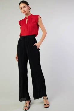 Current Air Pleated Pullover Pants BLACK Best