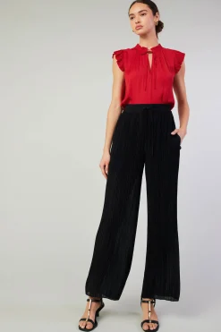 Current Air Pleated Pullover Pants BLACK Best