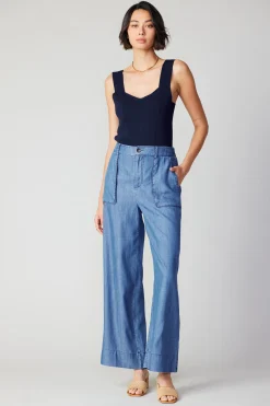Current Air Pocket Cargo Pants CHAMBRAY Clearance